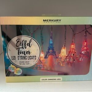 Eiffel tower string lights